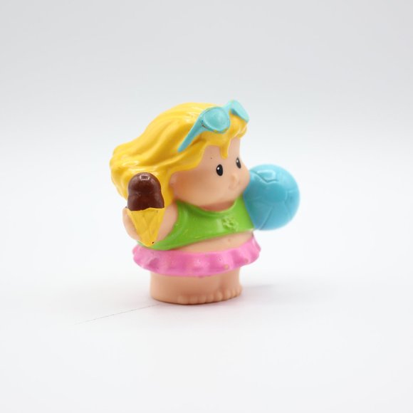 Mattel Fisher Price Little People Sarah Lynn Bathing Suit 2.5" Figure - Picture 1 of 8